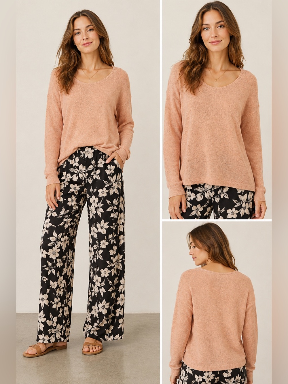 Madewell Kimball Lightweight Merino Wool Alpaca Blend Hi-Low Pullover Sweater XS